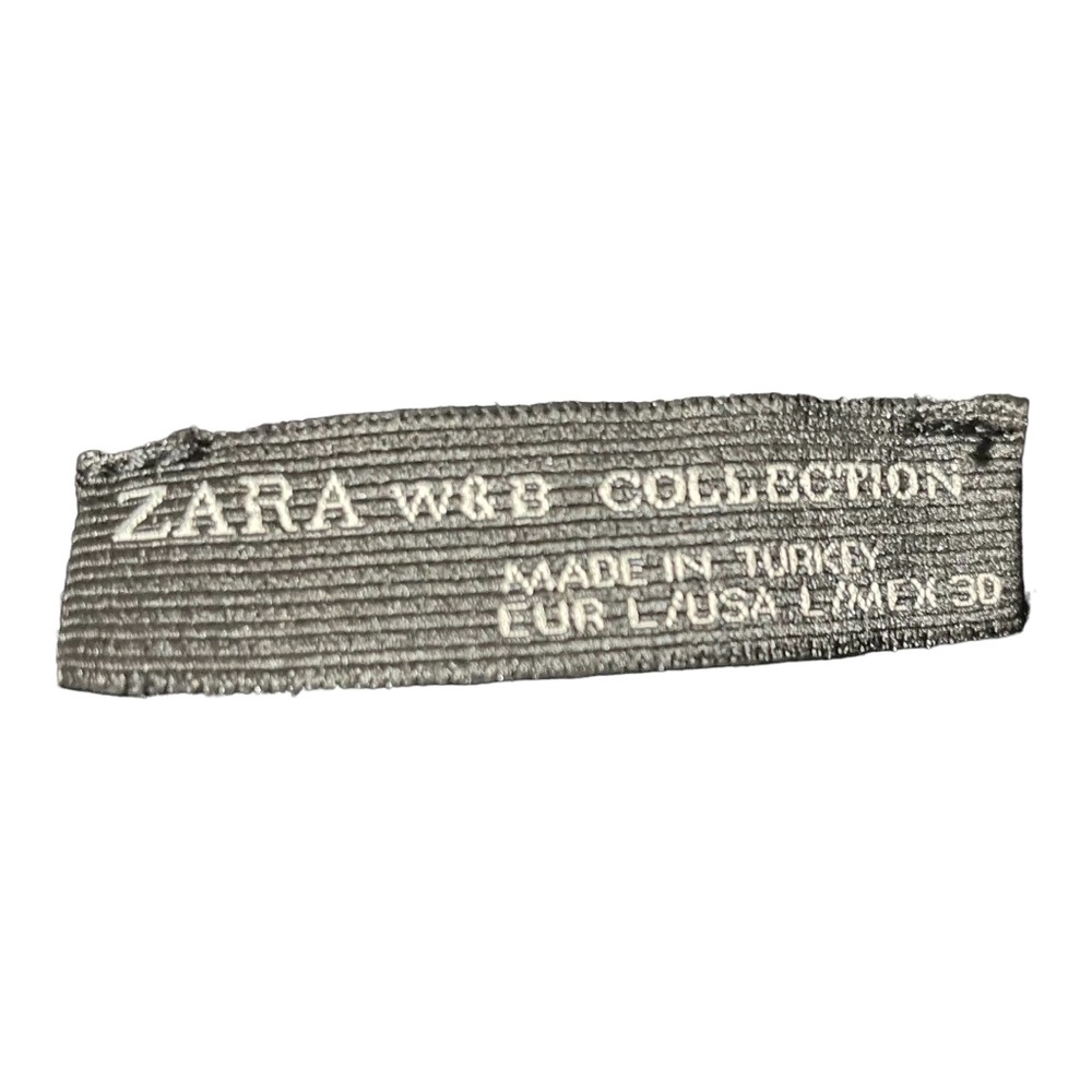 Zara W & B Collection Womens shirt flutter sleeve - Picture 5 of 5